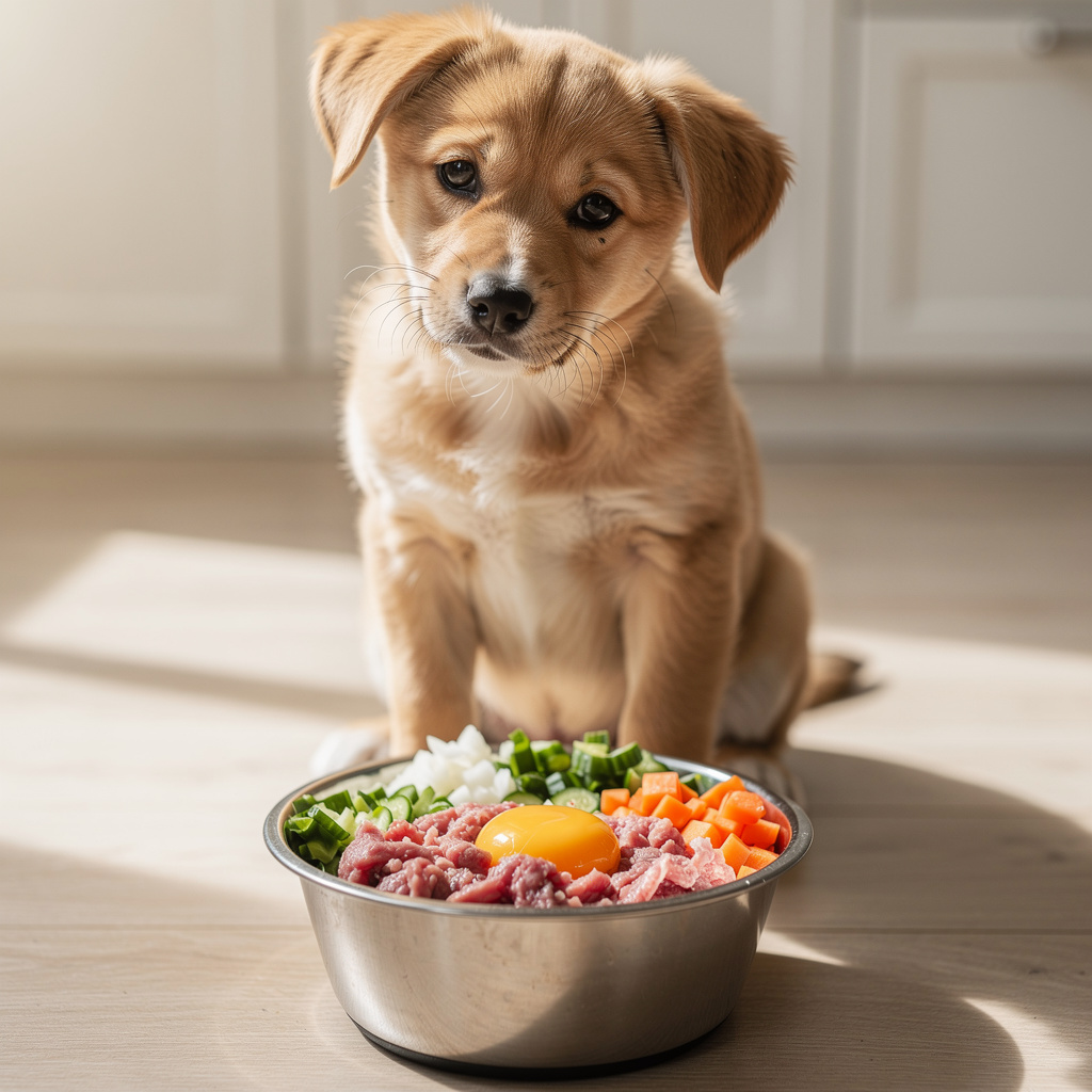 À quel âge peut-on débuter le BARF chez le chiot ?
