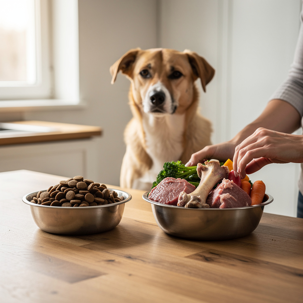 Comment gérer la transition croquettes vers BARF ?