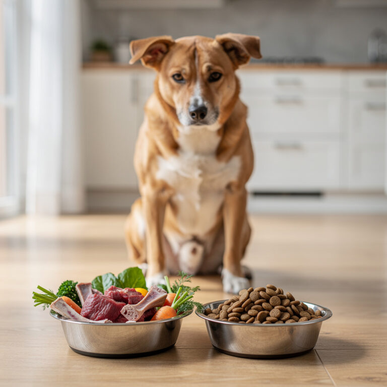 Peut-on alterner BARF et croquettes ?