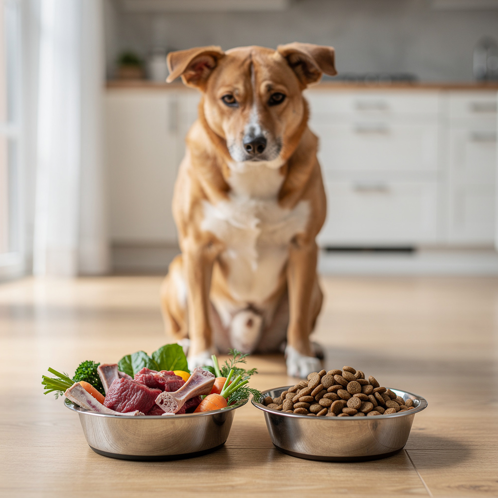 Peut-on alterner BARF et croquettes ?